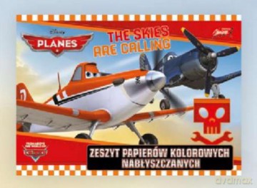 Zeszyt pap.kolor.A5 10k nabł. Planes.