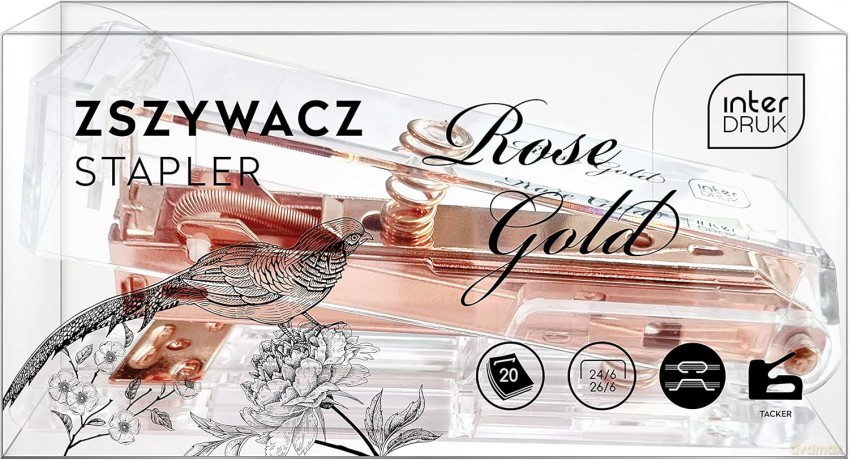 Zszywacz Rose Gold