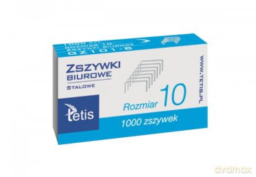 Zszywki biurowe 10.