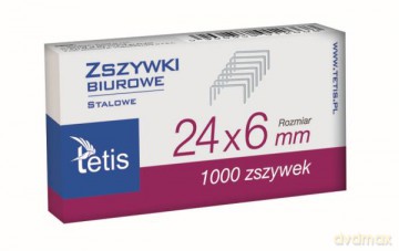 Zszywki biurowe 24/6.