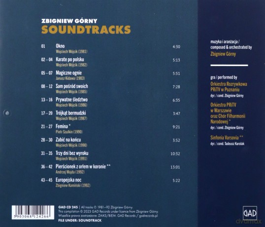 Zbigniew Górny: Soundtracks 2023 [CD]