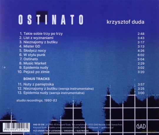 Krzysztof Duda: Ostinato [CD]