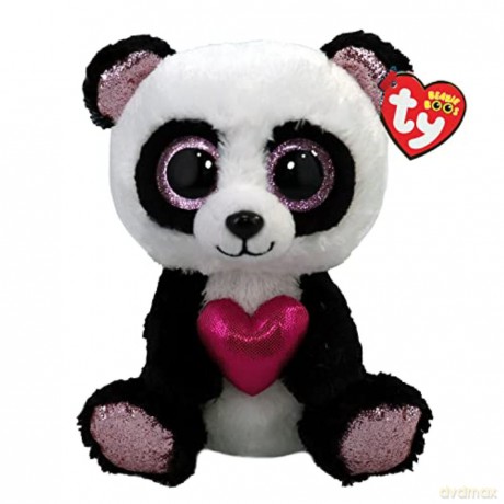 Beanie Boos panda z sercem ESME, 15 cm