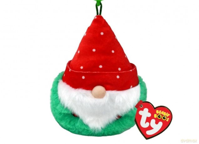 Beanie Boos gnom w czerwonym kapeluszu TOPSY, 8,5 cm