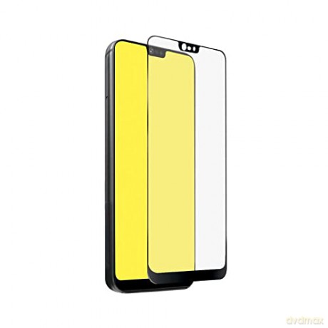 Full cover screen glass tempered glass for Huawei P20 Lite, black color