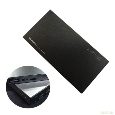 Meteor power bank, 5.000mAh, szary