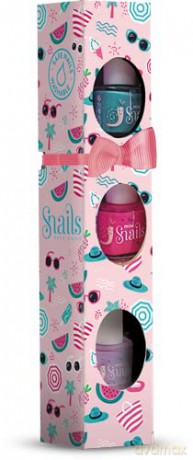 Mini Lakiery do poznakoci Snails 3 sztukiVery Berry Licious