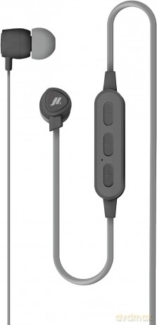 Music Hero wireless earphones with integrated answer end button and microphone, black color