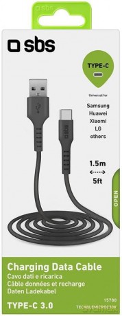 SBS kabel do podróży typu C 3.0 USB, do smarfonów, 1,5m
