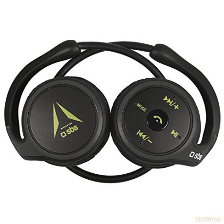 SBS słuchawki sportowe bluetooth 4.1, Czytnik KART pamięci TF,integrowany przyciskiem, czarny