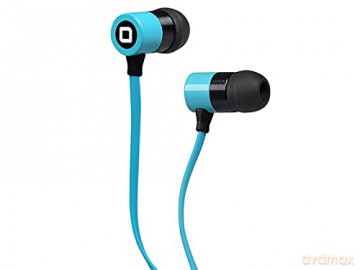 SBS słuchawki stereo Studiomix 60, płaski kabel i universalny jack 3,5 mm, guzik, niebieski