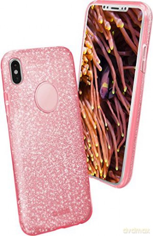 SBS Sparky błyszczące pokrowiec do telefonów Iphone X, różowy