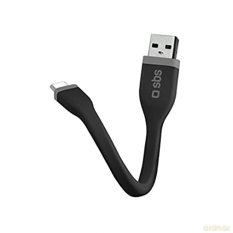 SBS USB-Typu-C kabel do ładowania 2.0, 12cm; czarny