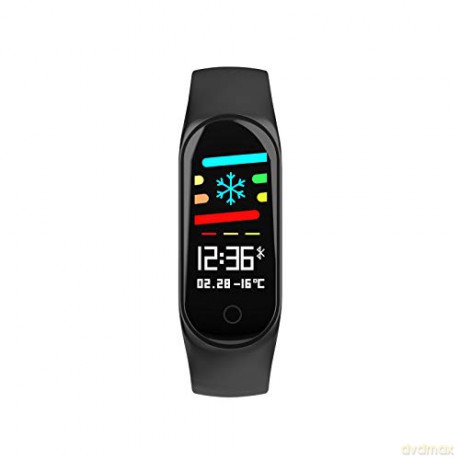 Smartwatch with HR, color screen, sleep monitor, calorie counter, alarm, notifications, charge by integrated usb