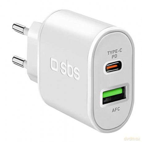 Travel charger type C output PD 18 W + 1 USB 2.1 A