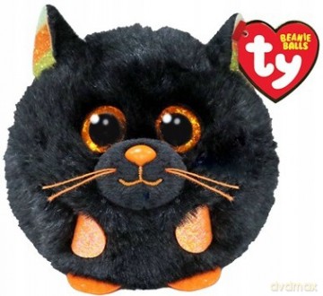 Ty Beanie Balls plüss figura MYSTIC - czarny kot