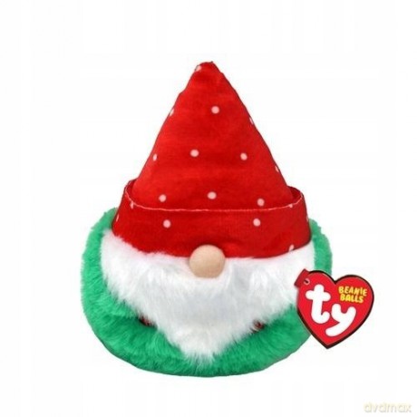 Ty Beanie Balls plüss figura TOPSY - Gnom W Czerwonej Czapce