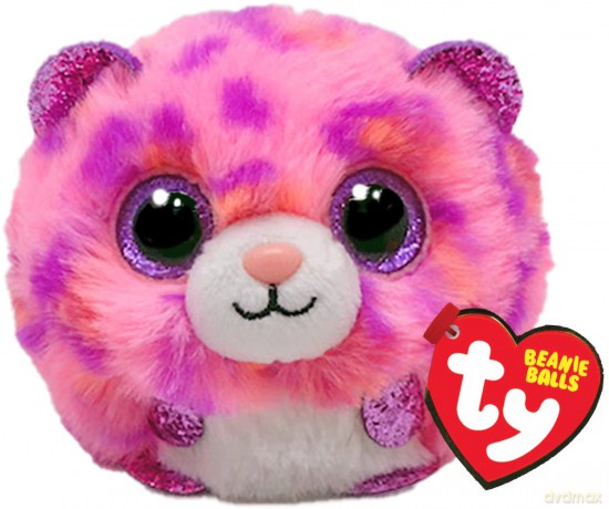 Ty Beanie Balls TOPAZ - różowy lampart