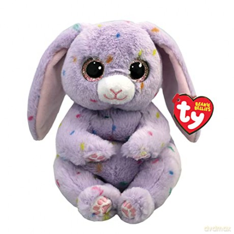 Ty Beanie Bellies HYACINTH, 15 cm - purpurowy królik