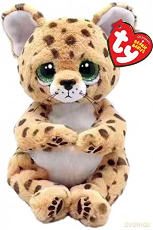 Maskotka Lampart Podpalany Lloyd Pantera Gepard Pupilki TY - 15cm
