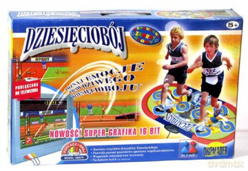 Dziesięciobój - mata sportowa - podłączona pod TV [GRA]