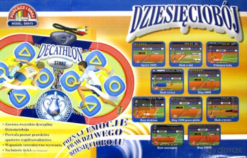 Dziesięciobój - mata sportowa - podłączona pod TV [GRA]
