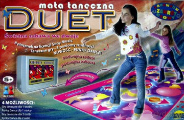 Mata Taneczna - DUET - podłączona pod TV [GRA]