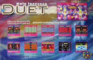 Mata Taneczna - DUET - podłączona pod TV [GRA]