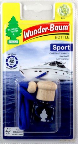Wunderbaum, Classic Bottle Sport 4,5ml odświeżacz