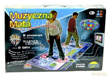 Muzyczna mata - dwuosobowa - podłączona pod TV [GRA]