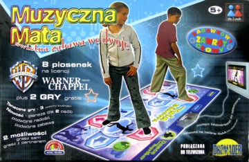 Muzyczna mata - dwuosobowa - podłączona pod TV [GRA]