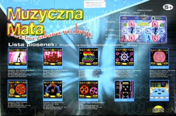 Muzyczna mata - dwuosobowa - podłączona pod TV [GRA]