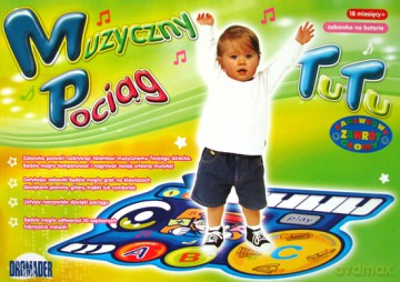 Muzyczny pociąg - mata dla małych dzieci [GRA]