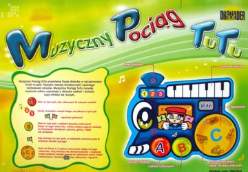 Muzyczny pociąg - mata dla małych dzieci [GRA]