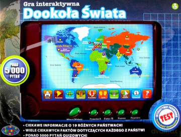 Dookoła świata - interaktywny model płaski [GRA]