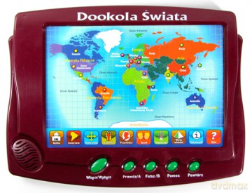 Dookoła świata - interaktywny model płaski [GRA]