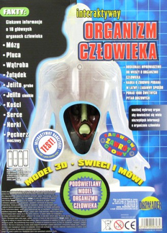 Organizm człowieka - interaktywny model 3D [GRA]