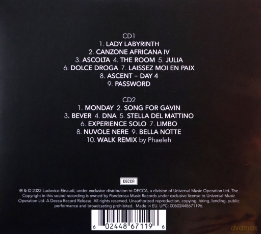 Ludovico Einaudi: Undiscovered Vol. 2 [2CD]