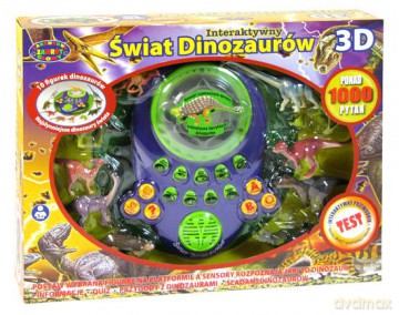 Świat dinozaurów - interaktywny model 3D [GRA]