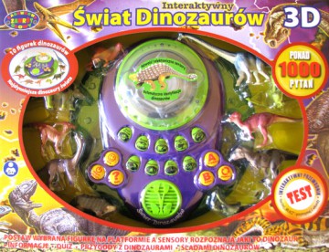 Świat dinozaurów - interaktywny model 3D [GRA]