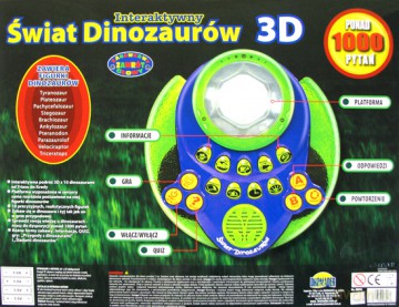 Świat dinozaurów - interaktywny model 3D [GRA]