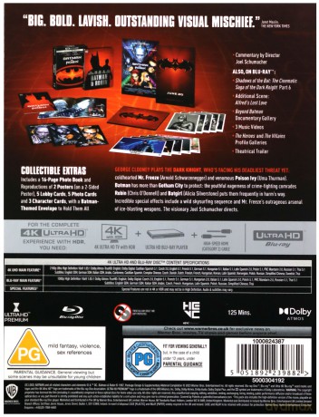 Batman & Robin (Ultimate Collectors) (steelbook) [Blu-Ray 4K]+[Blu-Ray]