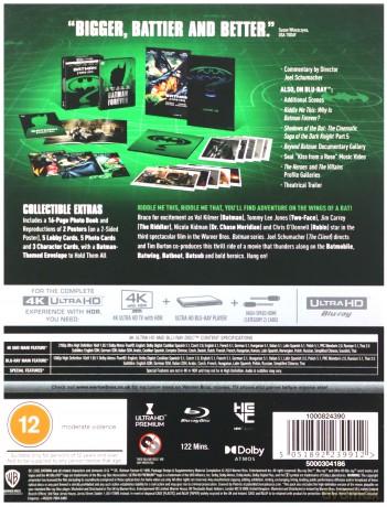 Batman Forever (Ultimate Collectors) (steelbook) [Blu-Ray 4K]+[Blu-Ray]