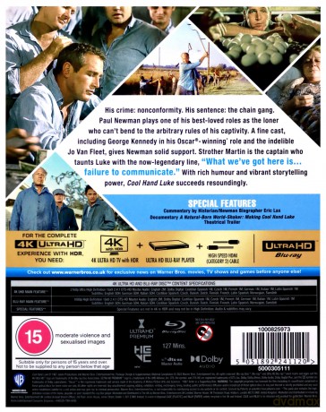 Cool Hand Luke (Nieugięty Luke) [Blu-Ray 4K]+[Blu-Ray]