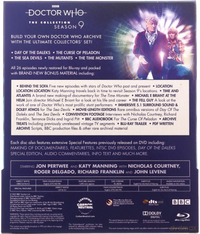 Doctor Who: The Collection Season 9 (Limited) [8xBlu-Ray]