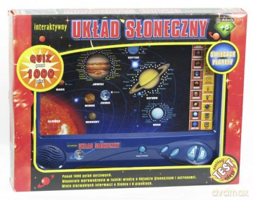 Układ słoneczny - interaktywny model płaski [GRA]