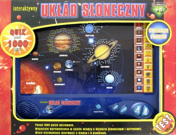 Układ słoneczny - interaktywny model płaski [GRA]
