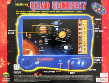 Układ słoneczny - interaktywny model płaski [GRA]