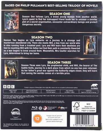 His Dark Materials: Season 1-3 [Blu-Ray]