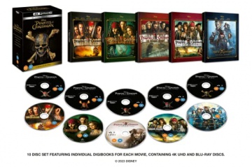 Pirates Of The Caribbean 1-5 (Piraci z Karaibów 1-5) [Blu-Ray 4K]+[Blu-Ray]